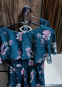 🌸 Elegant Floral Full-Length Dress for Sale 🌸