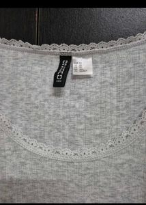 h&amp;m Cute Gray Top