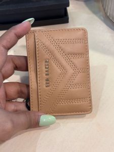 Auth NWT TED BAKER Ayani Quilted Leather Cardholde