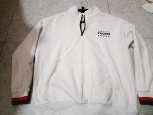 White Pullover Sweatshirt