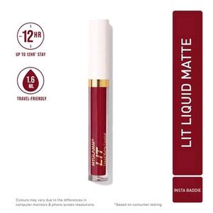 MyGlamm LIT Liquid Matte Lipstick - Daterview 🆕