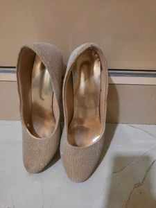 Elegant Gold Heels