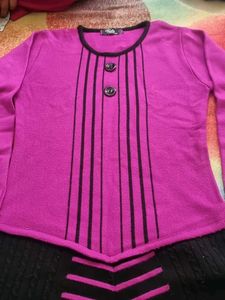 Pink &amp; Black Dress