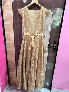 Beautiful Gown With Belt