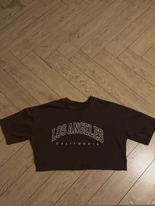 Brown Crop Top