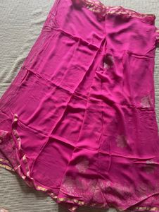 Pink Saree