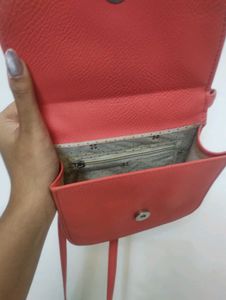 Coral Peachy Sling Bag