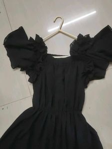 Chic Black Off-Shoulder Dress