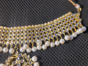 Kundan Pearl Neck Piece