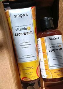 Sirona Vitamin C Face & Body Wash Set