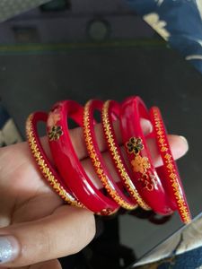 Beautiful Red Bangles