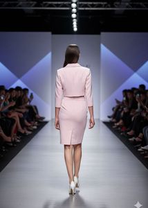Pink classy dress