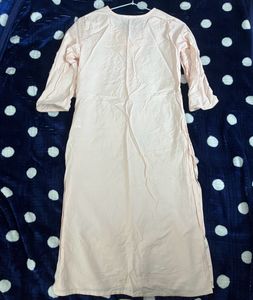 Women Pink Casual Kurta