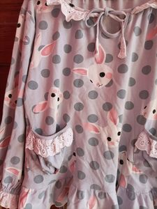 Cute Rabbit Print Top