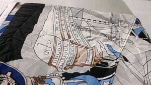 Nautical Print Wide Leg Palazzo