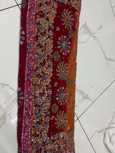 Kathiyawadi Work Lehenga