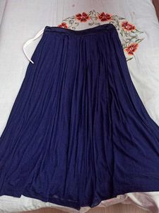 Flowy Blue  Skirt