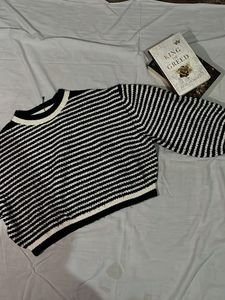 Striped Knit Sweater