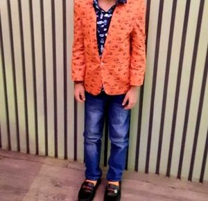 Party Wear Blazer For Boy 4-6 Years