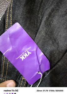 Y2K Style Dark Wash Cargo Jeans