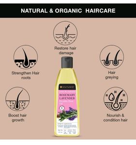 Soulflower Rosemary Lavender Healthy Hair Oil