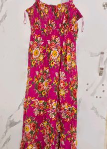 Modest Floral Maxi Dress