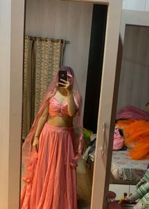 Ruched Beautiful Backless Lehnga🎀🦋💝