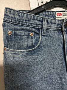Acid Wash Straight Leg Jeans