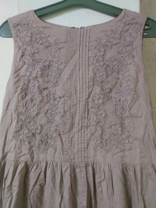 Tan Brown Frock