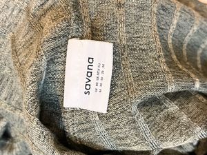 Olive Green Fur Trim Cardigan