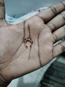Gold &amp; Ruby Septum Ring
