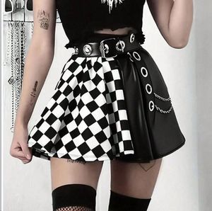 Checkered gothic/egirl Skirt