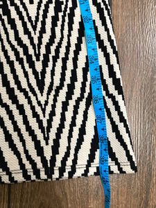 Zebra Print Wide Leg Pants