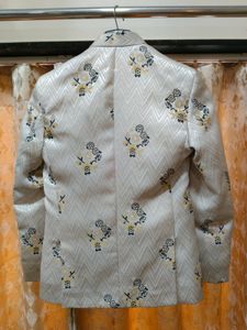Floral Print Wedding And Party Wear Jodhpur Jacket