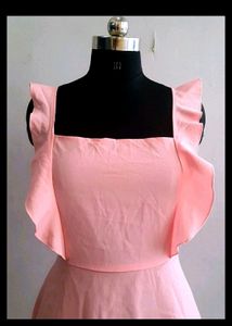 Pink Colour Western Outfit