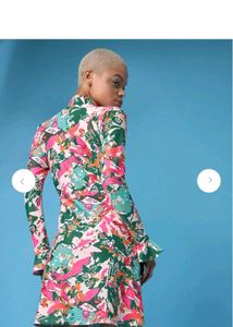 Floral Print Mini Dress