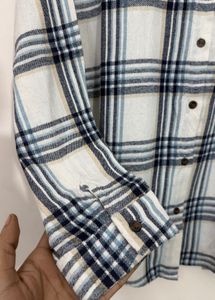 Plaid Button-Down Shirt