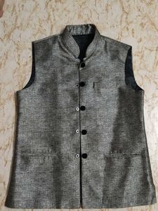 Stylish Grey Ethnic Jacket