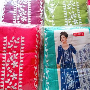 Unstitched Rayon Suit