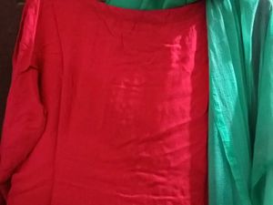 Elegant UsedRaniPinkEmbroidered KurtaSet WithChudi