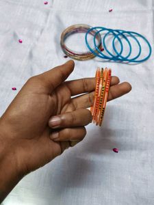 Colorful Beaded Bangle Set