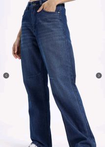 Wide Leg Denim Jeans