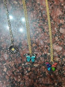 🦋 Butterfly pendant set - 3 🦋
