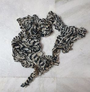 Zebra Print Scarf