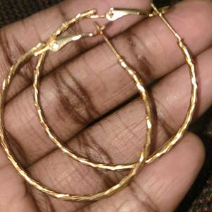 Pearl Hoop Earrings