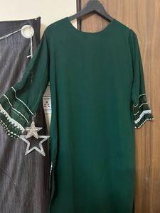 Elegant Green Embroidered Kurta