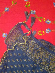 Blue Anarkali Suit