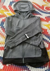 Gray Zip-Up Hoodie