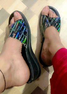 Slippers &amp; Gold Flats Bundle