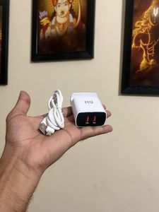 Mi Original 3.4Amp Double Port Adapter With MCable